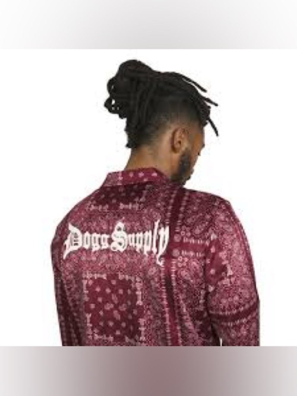 Dogg Supply by Snoop Dogg Men's Long Sleeve Microfleece Button Top Size: Large
